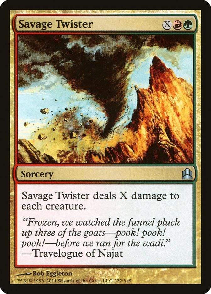 Magic: The Gathering MTG Single Savage Twister [Commander 2011]