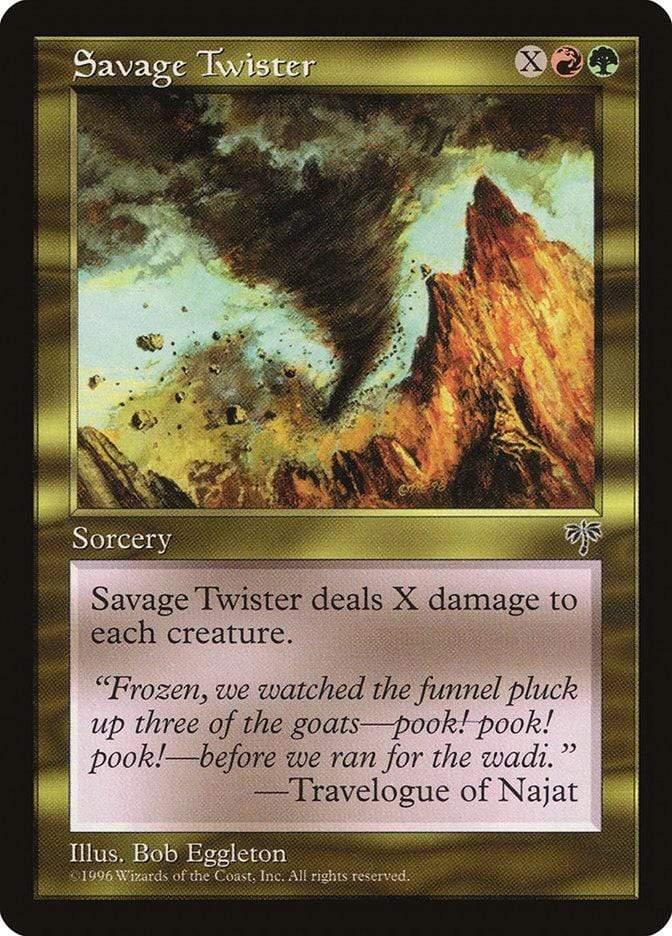 Magic: The Gathering MTG Single Savage Twister [Mirage]