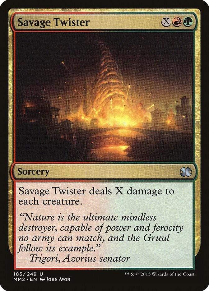 Magic: The Gathering MTG Single Savage Twister [Modern Masters 2015]
