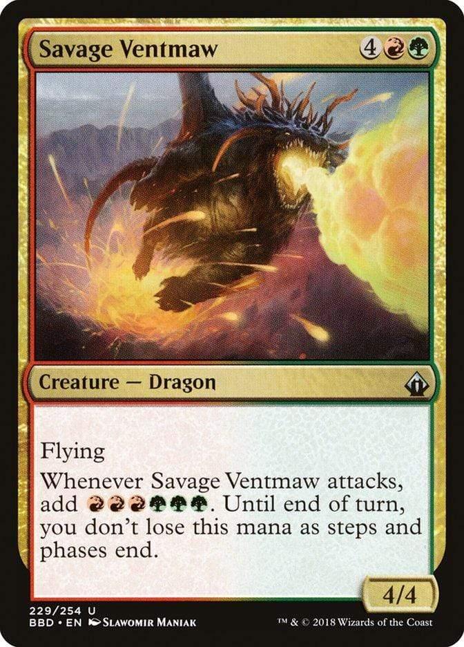 Magic: The Gathering MTG Single Savage Ventmaw [Battlebond]