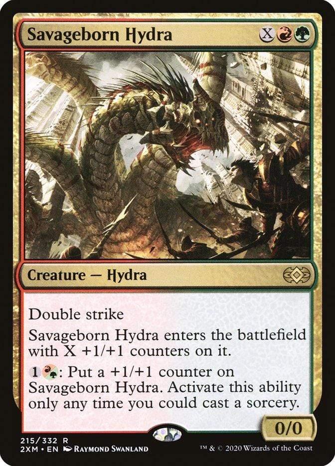 Magic: The Gathering MTG Single Savageborn Hydra [Double Masters]