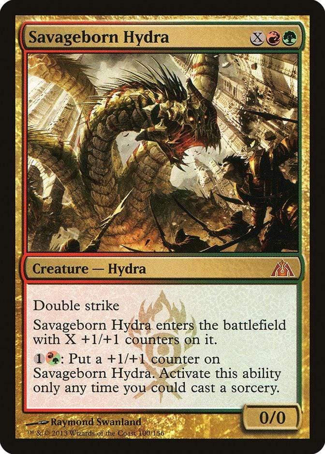 Magic: The Gathering MTG Single Savageborn Hydra [Dragon's Maze]