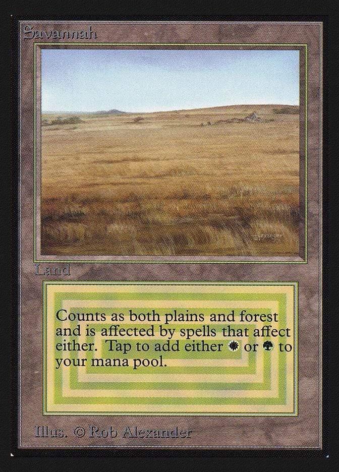 Magic: The Gathering MTG Single Savannah [International Collectors’ Edition]
