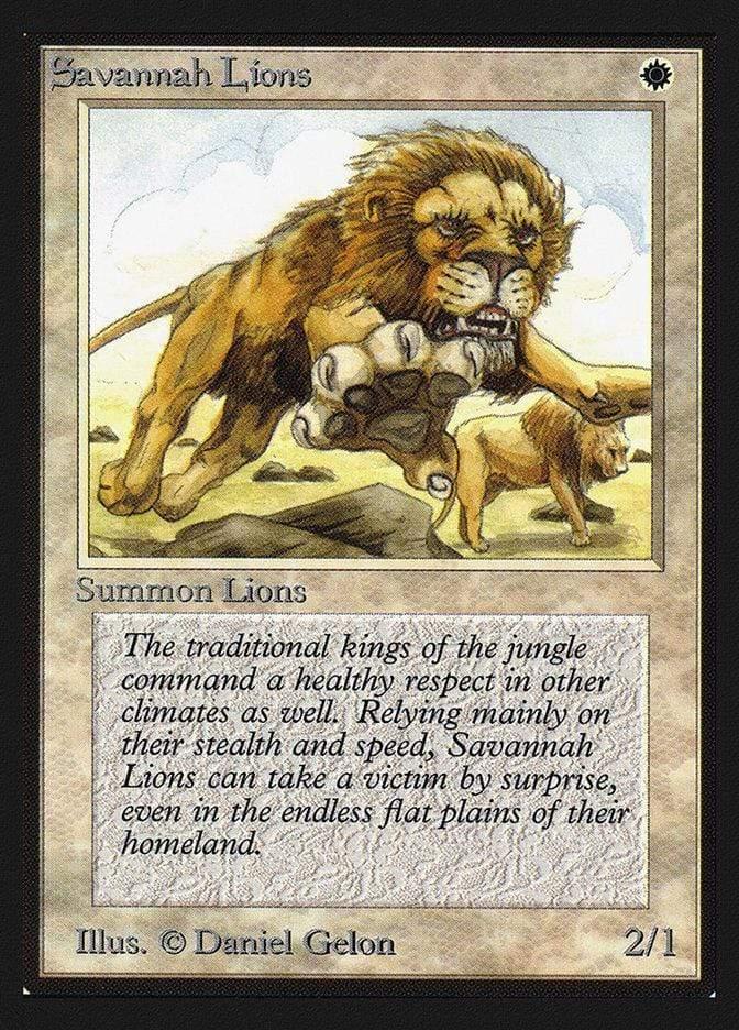Magic: The Gathering MTG Single Savannah Lions [Collectors’ Edition]