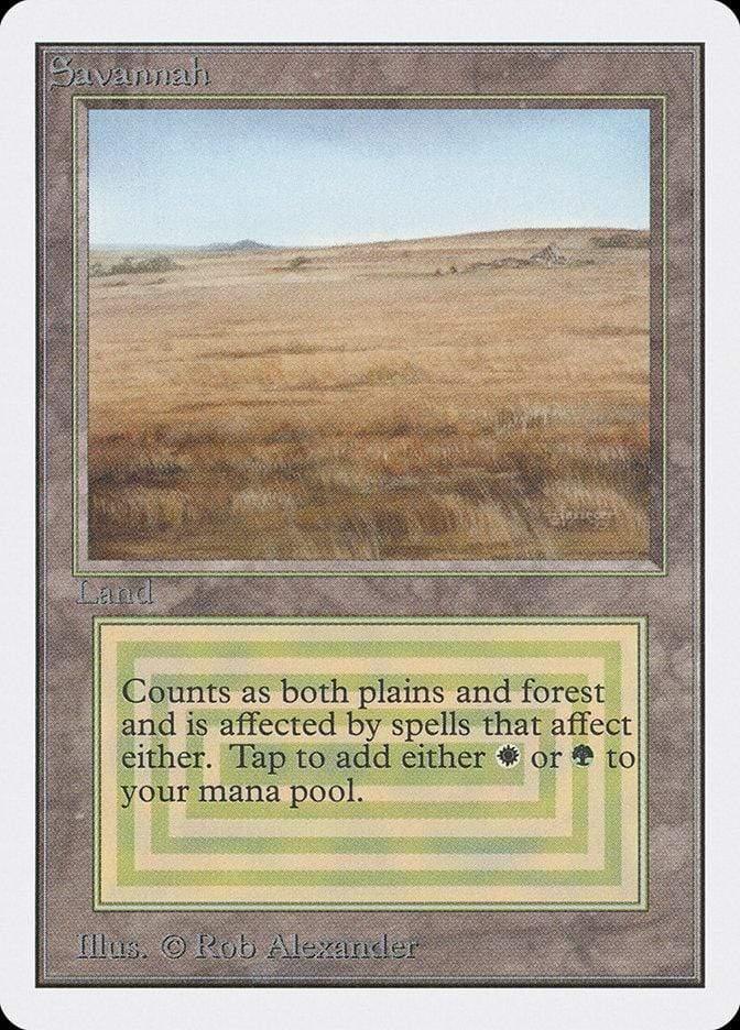 Magic: The Gathering MTG Single Savannah [Unlimited Edition]