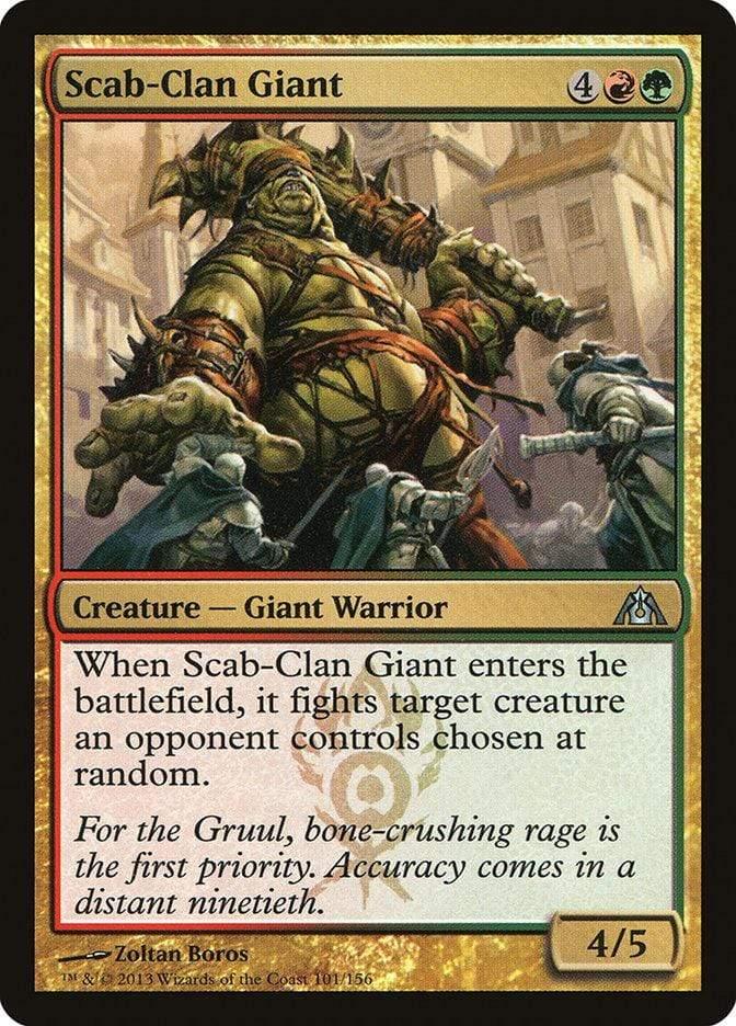 Magic: The Gathering MTG Single Scab-Clan Giant [Dragon's Maze]