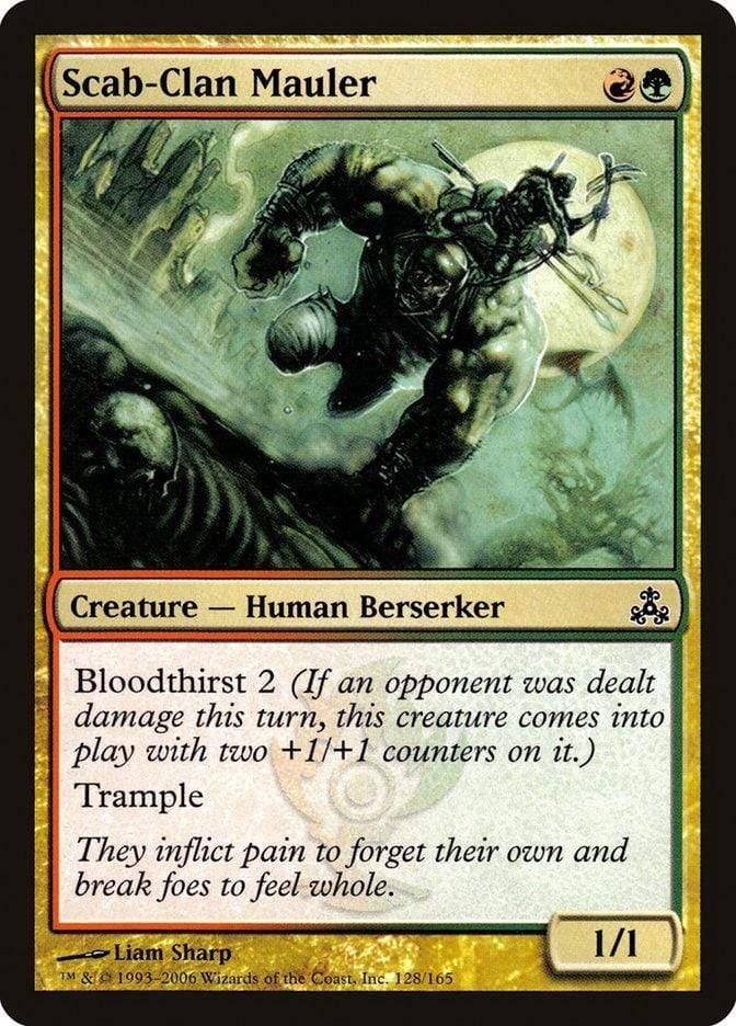 Magic: The Gathering MTG Single Scab-Clan Mauler [Guildpact]