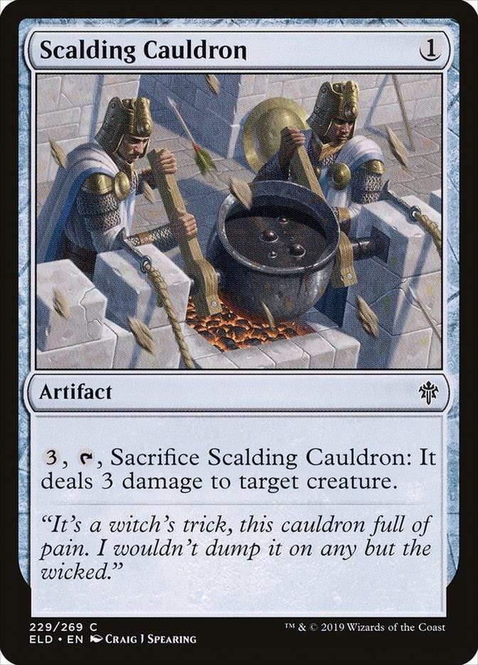 Magic: The Gathering MTG Single Scalding Cauldron [Throne of Eldraine]