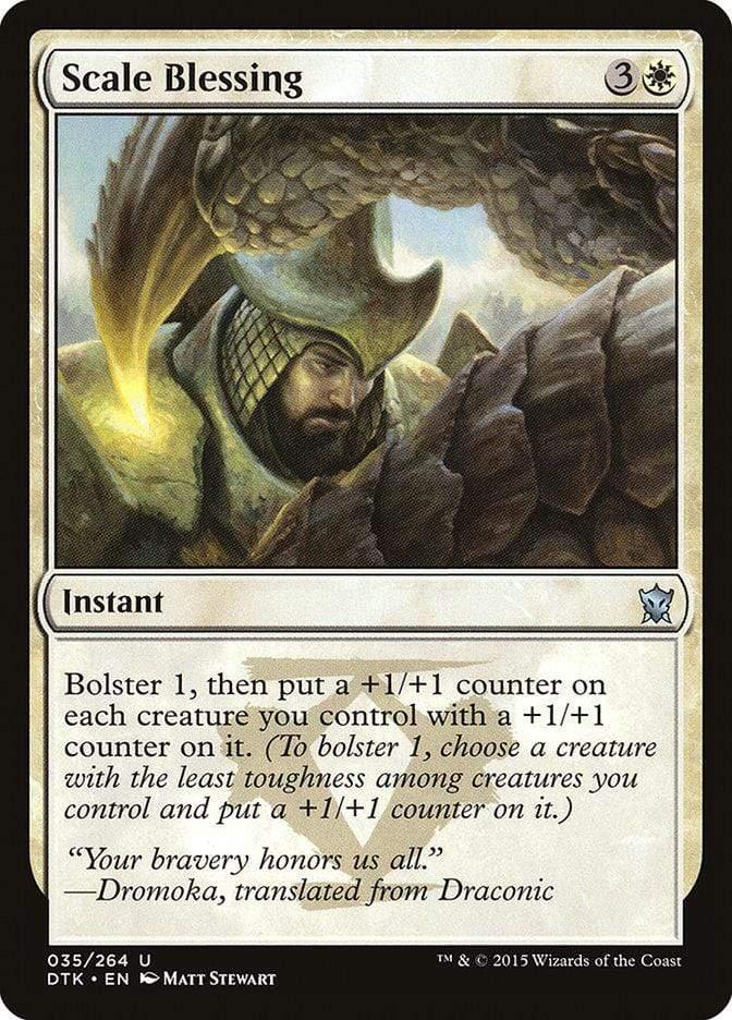 Magic: The Gathering MTG Single Scale Blessing [Dragons of Tarkir]