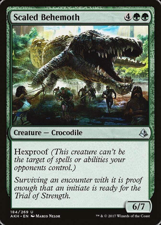Magic: The Gathering MTG Single Scaled Behemoth [Amonkhet]