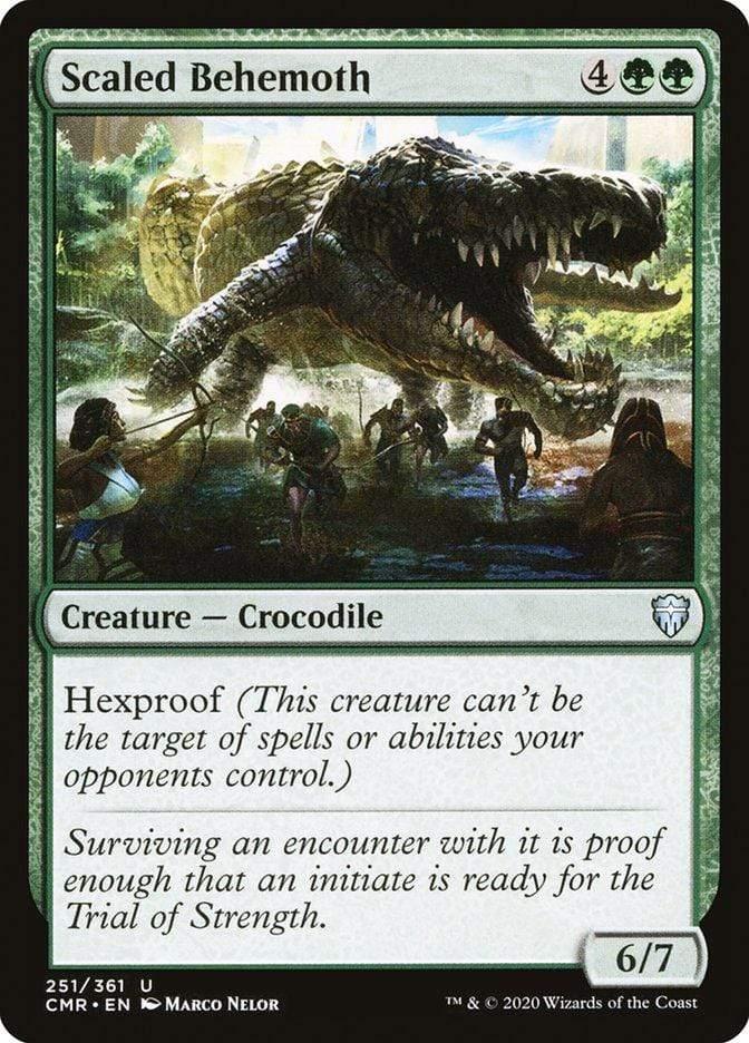 Magic: The Gathering MTG Single Scaled Behemoth [Commander Legends]