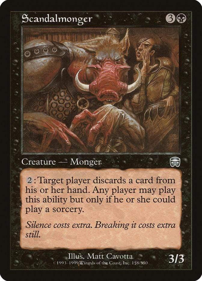 Magic: The Gathering MTG Single Scandalmonger [Mercadian Masques]