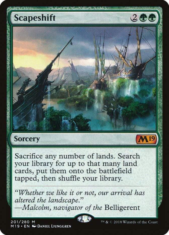 Magic: The Gathering MTG Single Scapeshift [Core Set 2019]
