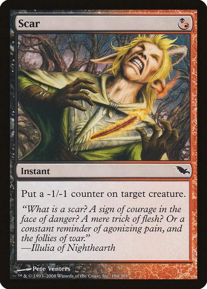 Magic: The Gathering MTG Single Scar [Shadowmoor]