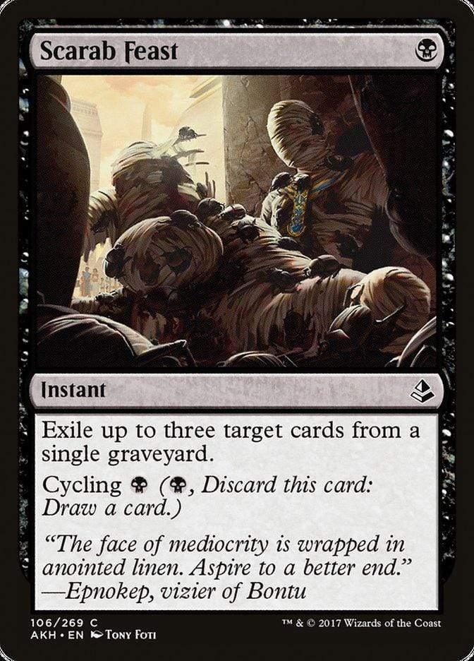 Magic: The Gathering MTG Single Scarab Feast [Amonkhet]