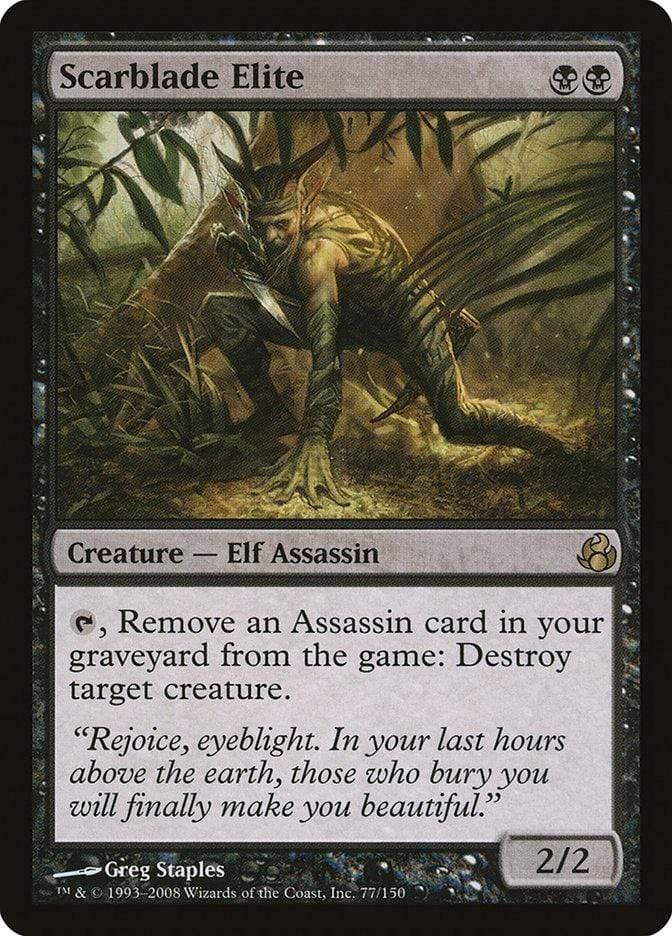 Magic: The Gathering MTG Single Scarblade Elite [Morningtide]