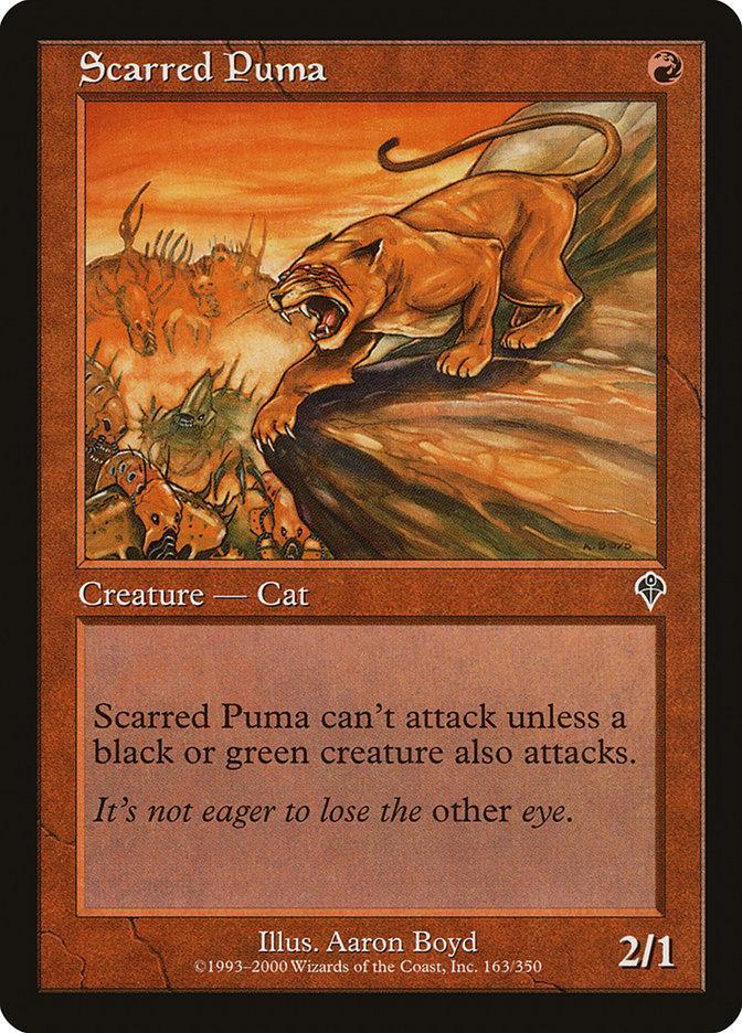 Magic: The Gathering MTG Single Scarred Puma [Invasion]