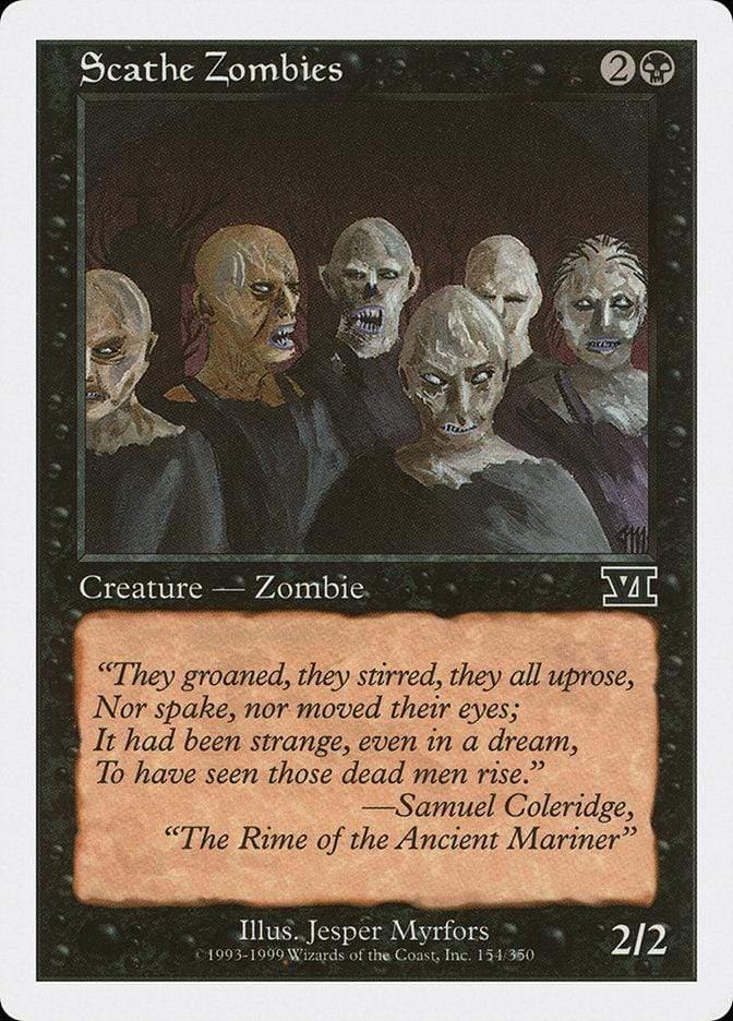Magic: The Gathering MTG Single Scathe Zombies [Classic Sixth Edition]
