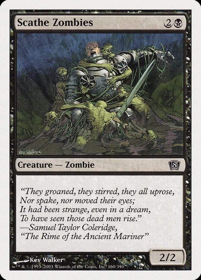 Magic: The Gathering MTG Single Scathe Zombies [Eighth Edition]