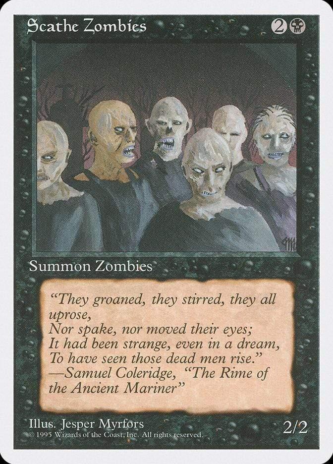 Magic: The Gathering MTG Single Scathe Zombies [Fourth Edition]