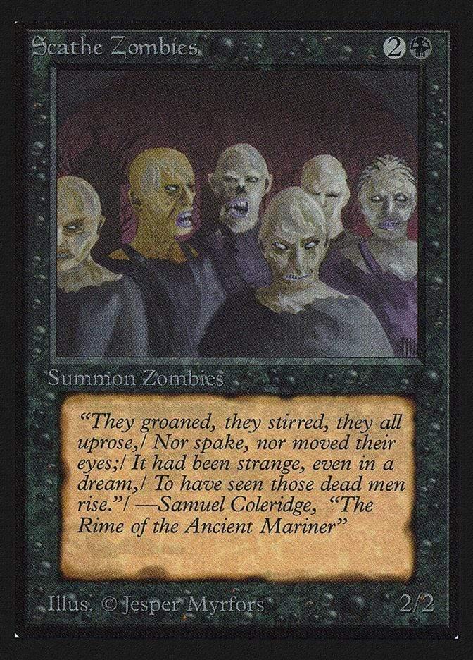 Magic: The Gathering MTG Single Scathe Zombies [International Collectors’ Edition]