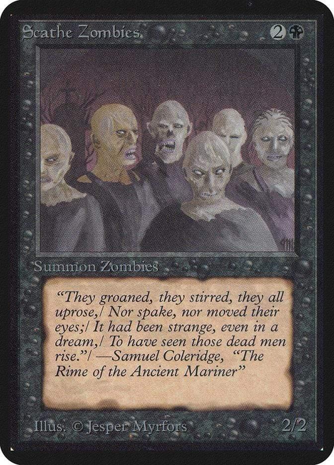 Magic: The Gathering MTG Single Scathe Zombies [Limited Edition Alpha]
