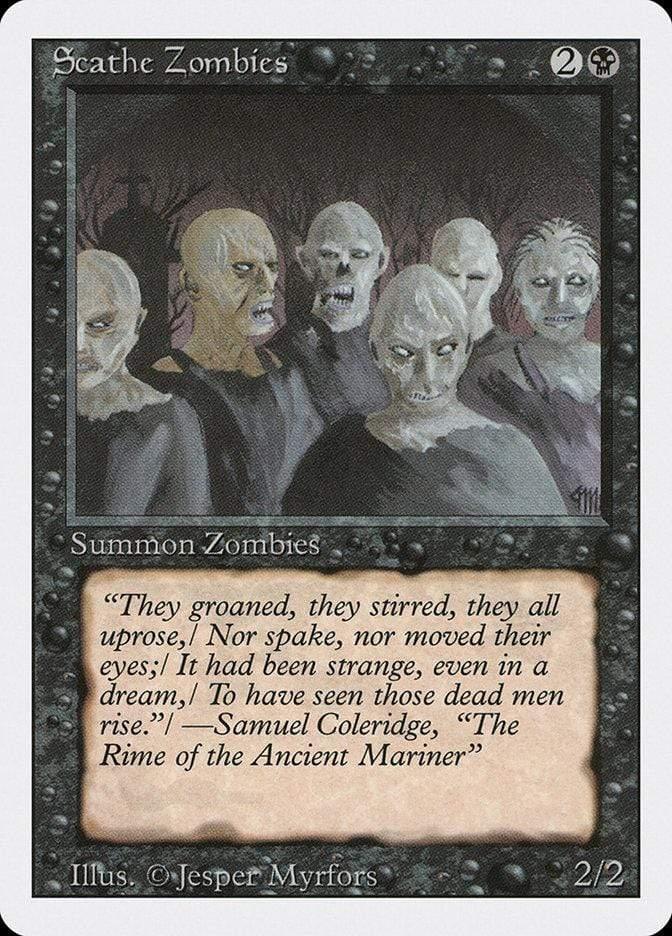 Magic: The Gathering MTG Single Scathe Zombies [Revised Edition]