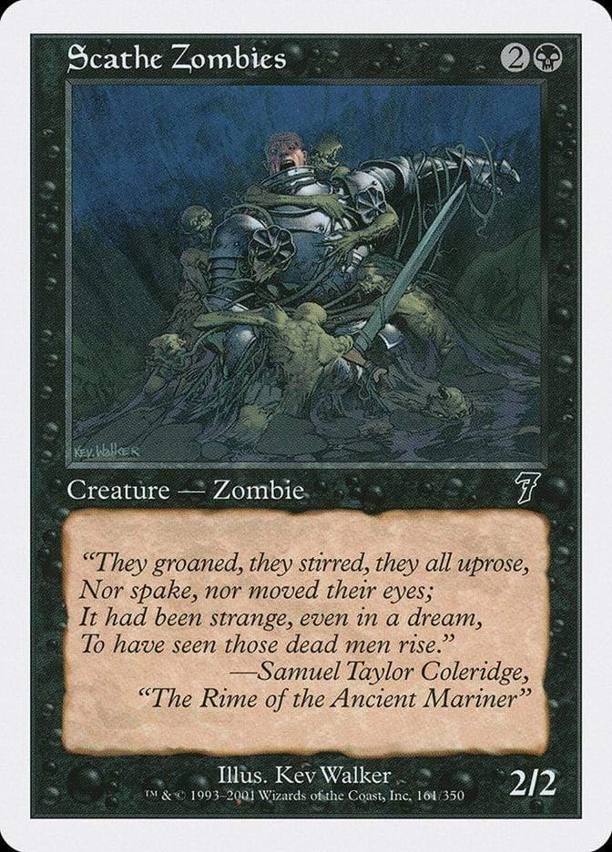 Magic: The Gathering MTG Single Scathe Zombies [Seventh Edition]
