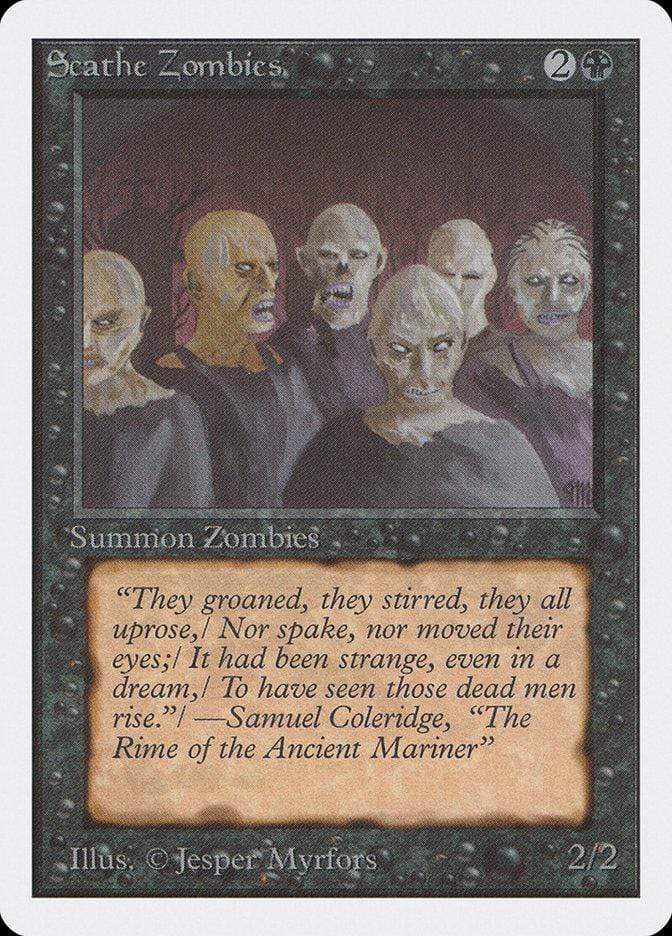 Magic: The Gathering MTG Single Scathe Zombies [Unlimited Edition]