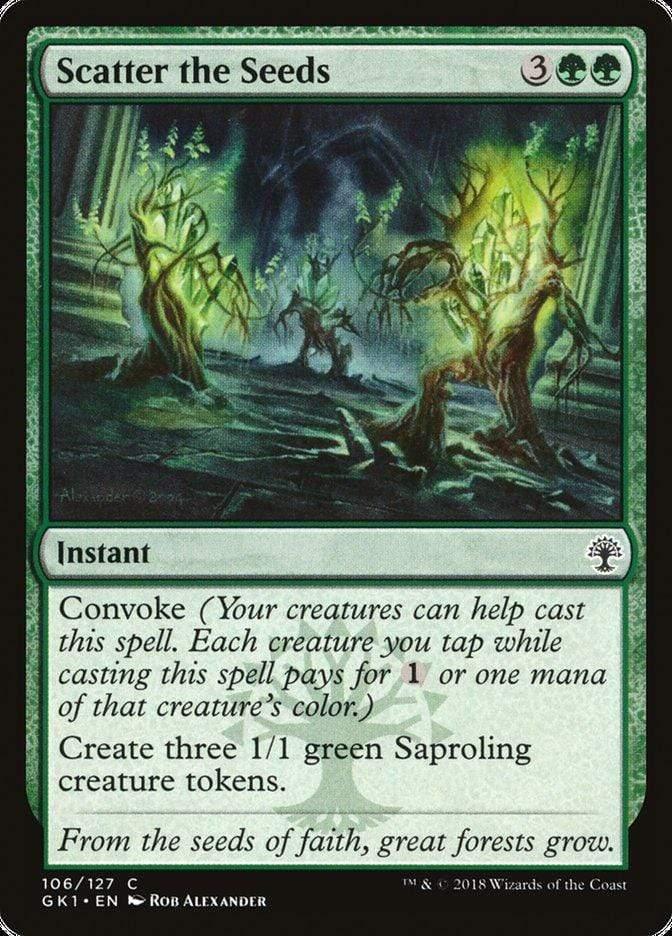 Magic: The Gathering MTG Single Scatter the Seeds [Guilds of Ravnica Guild Kit]