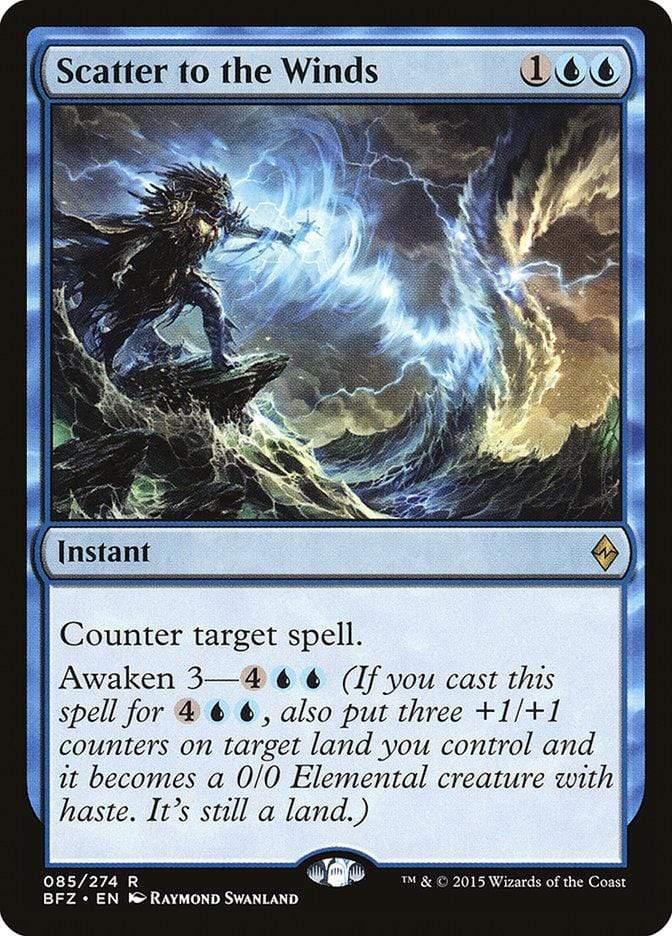 Magic: The Gathering MTG Single Scatter to the Winds [Battle for Zendikar]