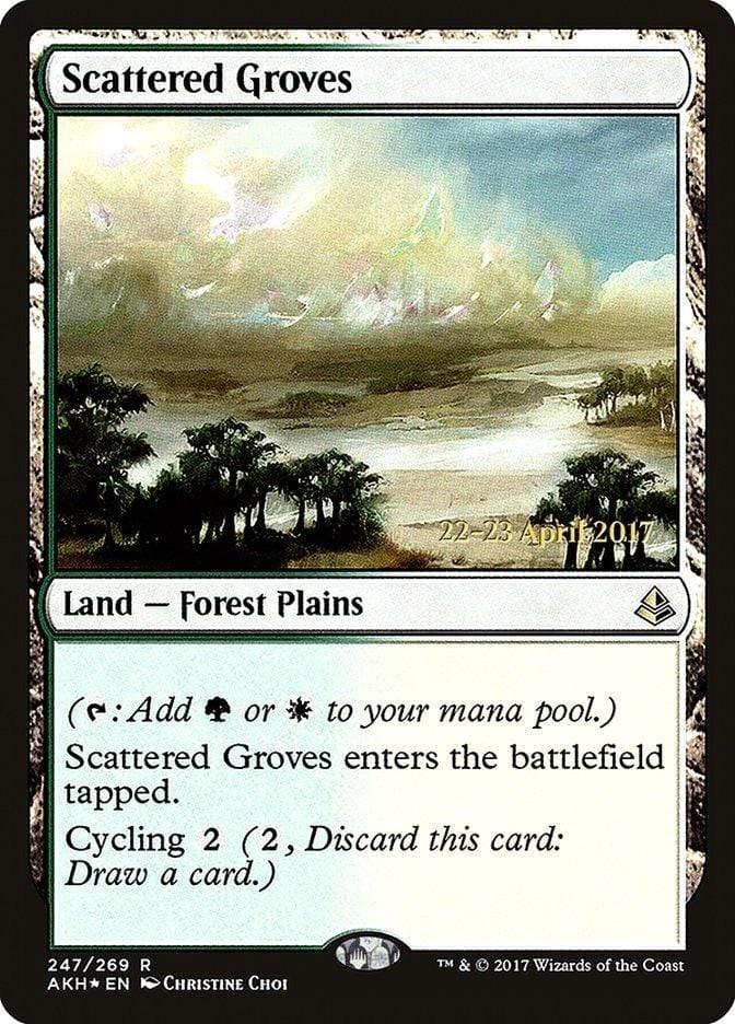 Magic: The Gathering MTG Single Scattered Groves  [Amonkhet Prerelease Promos]