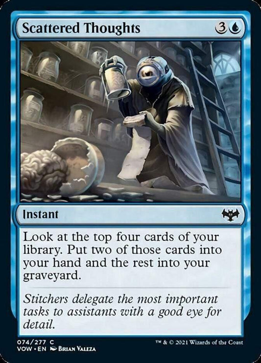 Magic: The Gathering MTG Single Scattered Thoughts [Innistrad: Crimson Vow]