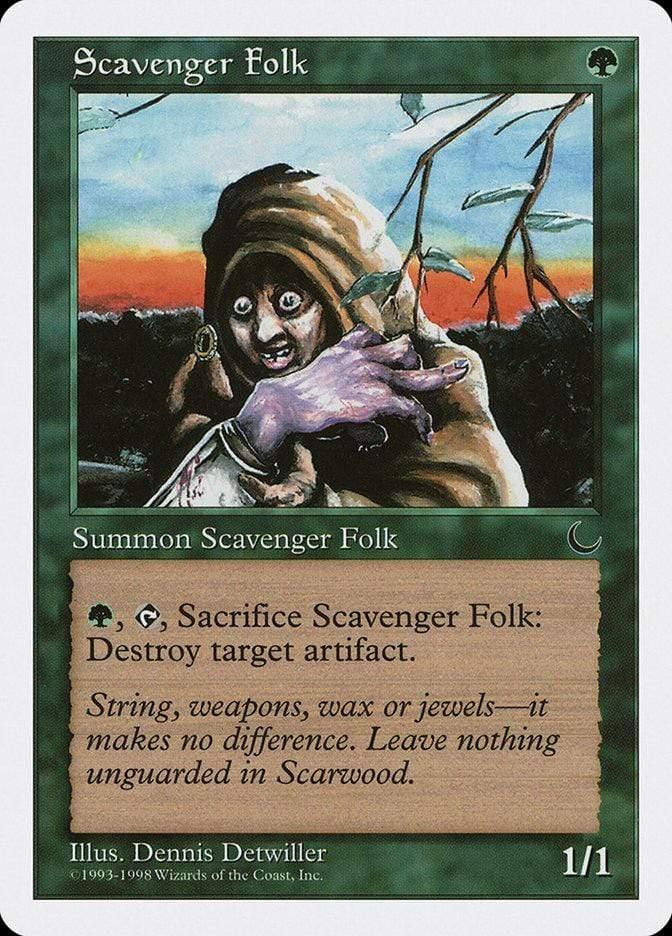 Magic: The Gathering MTG Single Scavenger Folk [Anthologies]