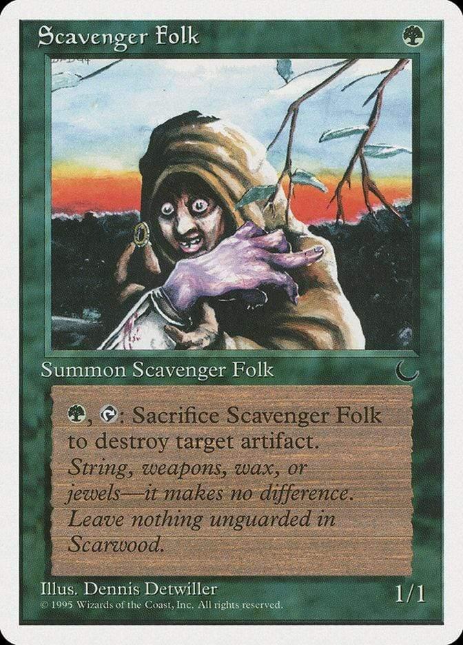 Magic: The Gathering MTG Single Scavenger Folk [Chronicles]