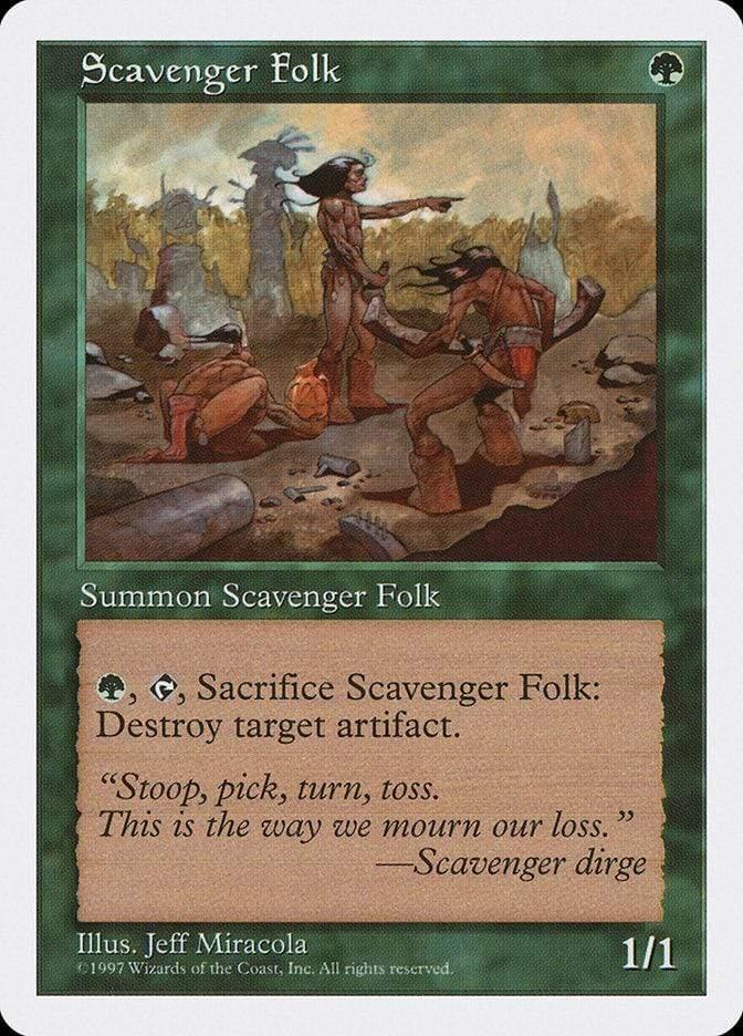 Magic: The Gathering MTG Single Scavenger Folk [Fifth Edition]