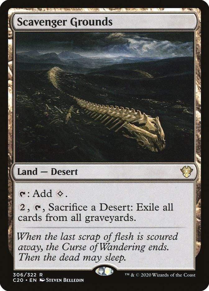 Magic: The Gathering MTG Single Scavenger Grounds [Commander 2020]