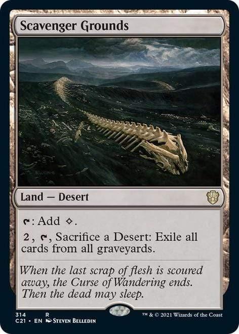Magic: The Gathering MTG Single Scavenger Grounds [Commander 2021]