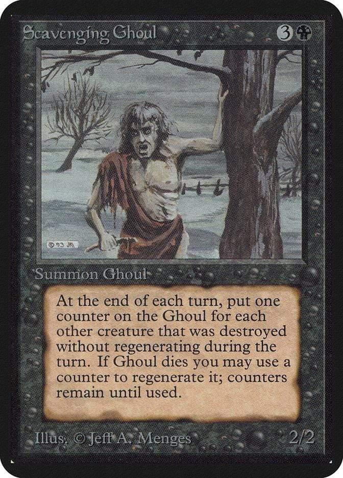 Magic: The Gathering MTG Single Scavenging Ghoul [Limited Edition Alpha]