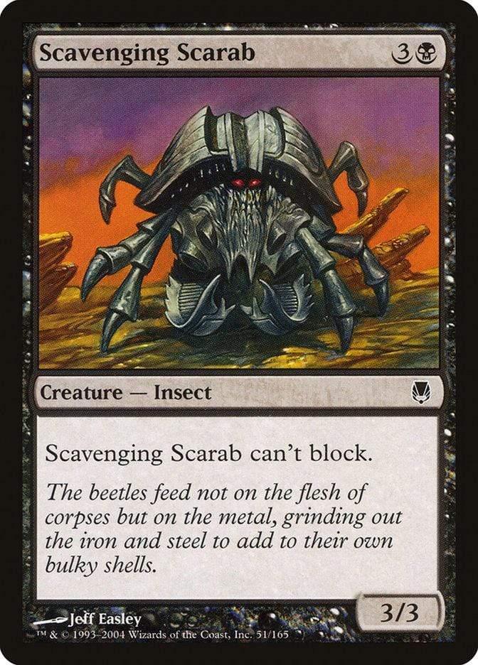 Magic: The Gathering MTG Single Scavenging Scarab [Darksteel]