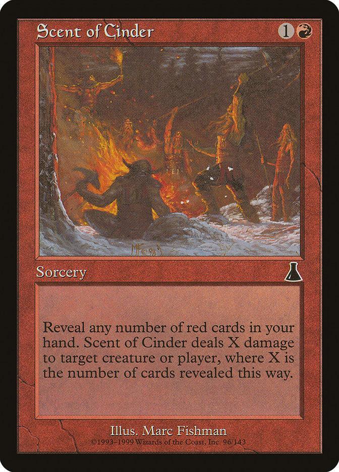 Magic: The Gathering MTG Single Scent of Cinder [Urza's Destiny]