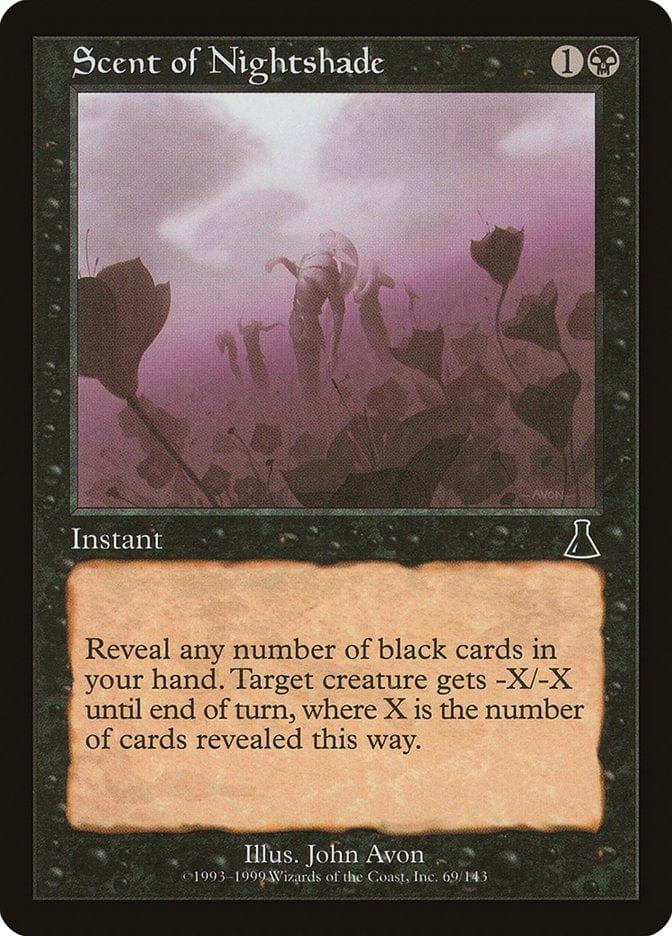 Magic: The Gathering MTG Single Scent of Nightshade [Urza's Destiny]