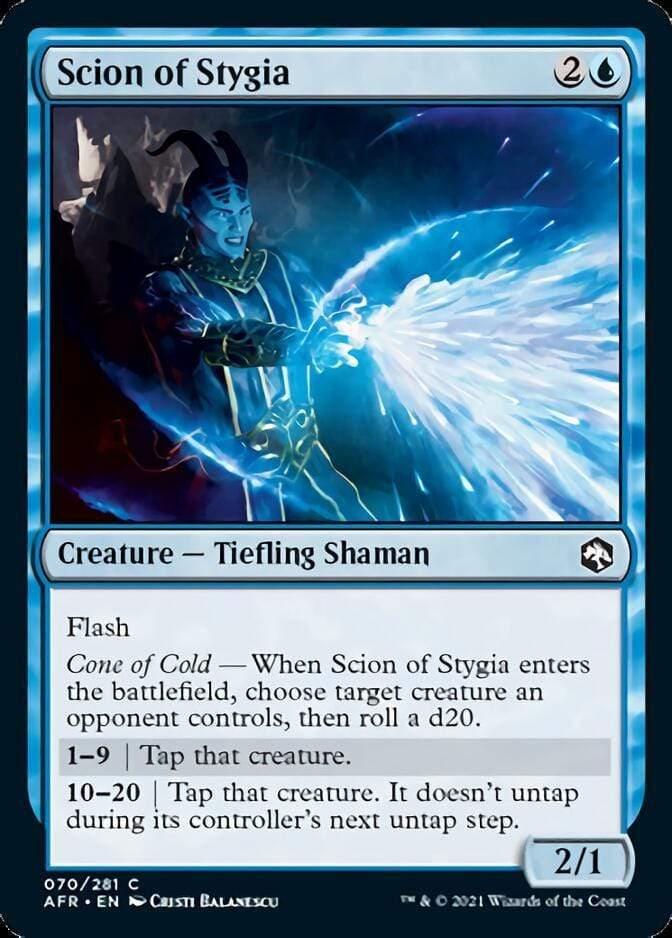 Magic: The Gathering MTG Single Scion of Stygia [Dungeons & Dragons: Adventures in the Forgotten Realms]