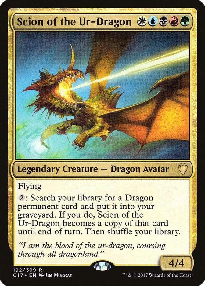 Magic: The Gathering MTG Single Scion of the Ur-Dragon [Commander 2017]