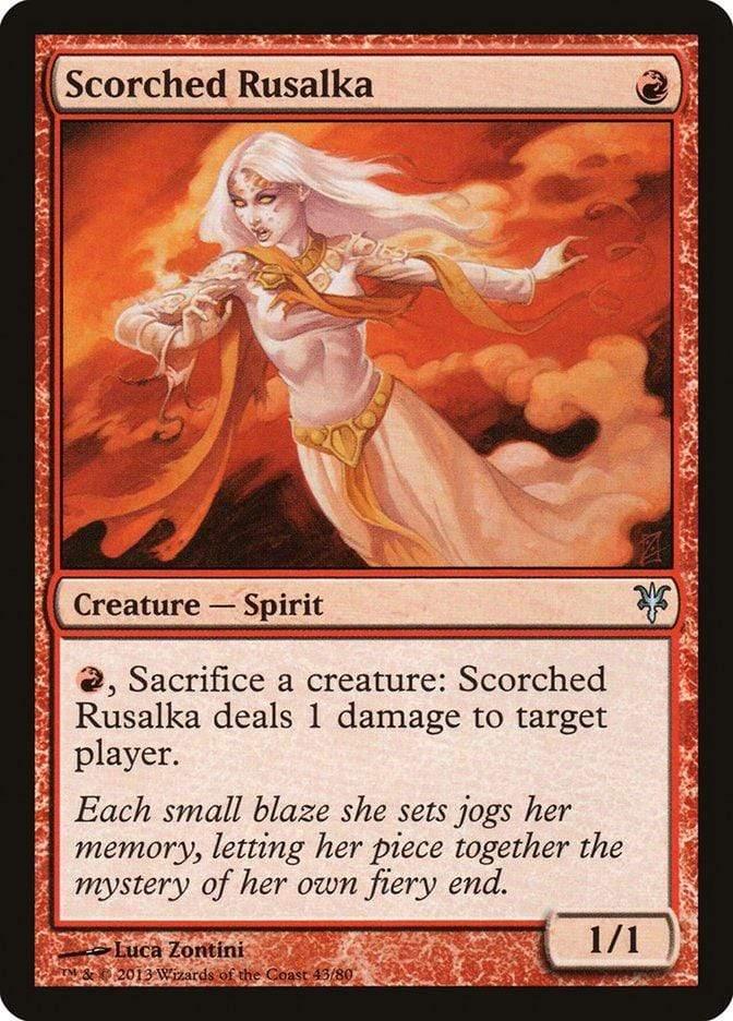 Magic: The Gathering MTG Single Scorched Rusalka [Duel Decks: Sorin vs. Tibalt]