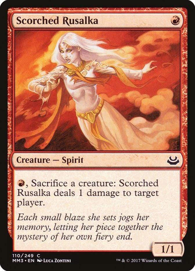 Magic: The Gathering MTG Single Scorched Rusalka [Modern Masters 2017]