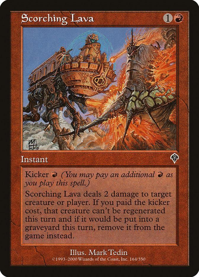 Magic: The Gathering MTG Single Scorching Lava [Invasion]