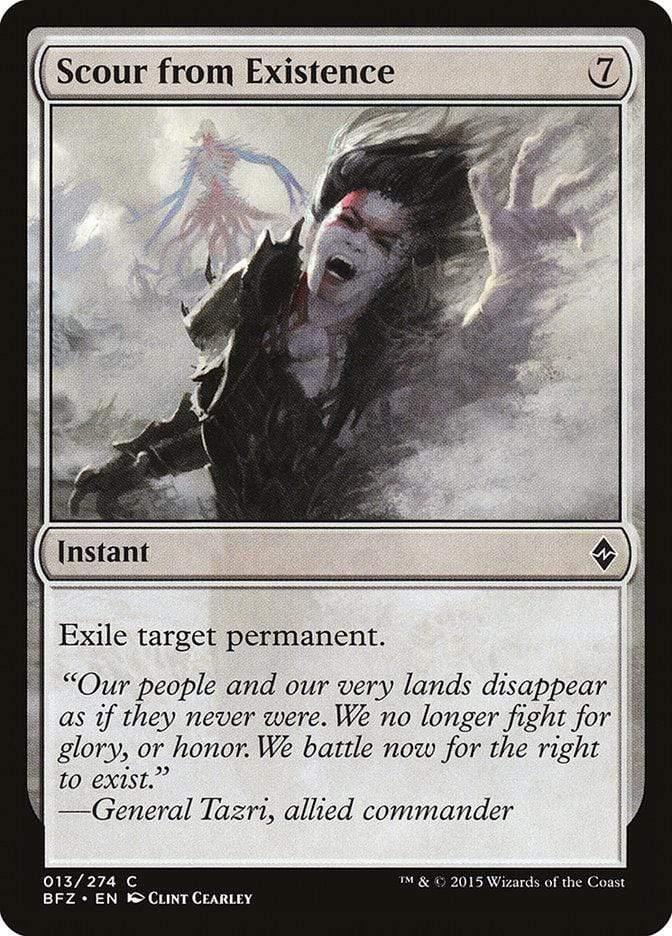 Magic: The Gathering MTG Single Scour from Existence [Battle for Zendikar]