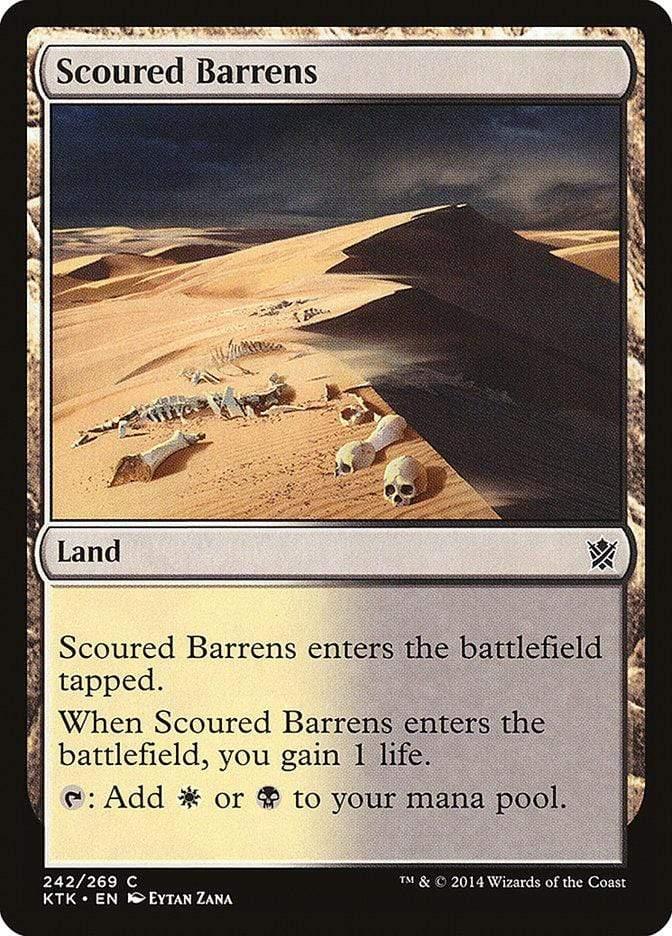 Magic: The Gathering MTG Single Scoured Barrens [Khans of Tarkir]