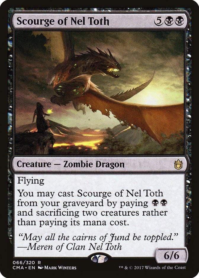 Magic: The Gathering MTG Single Scourge of Nel Toth [Commander Anthology]